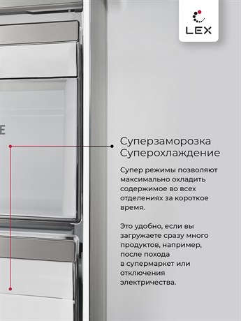 фото: Холодильник LEX LSB458StGIDBI