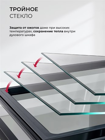 фото: Духовой шкаф LEX EDP 610 BL
