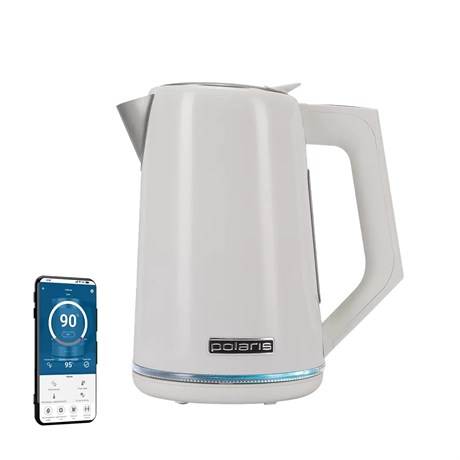 фото: Электрический чайник Polaris PWK 1746 CAD WI-FI IQ Home белый
