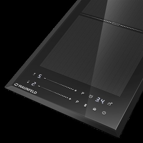 фото: Варочная панель Maunfeld CVI292S2FBK LUX Inverter