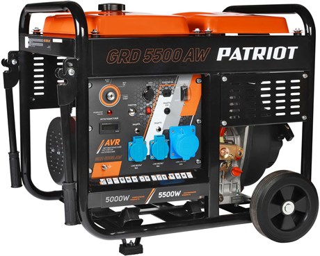 фото: Генератор Patriot GRD 5500AW