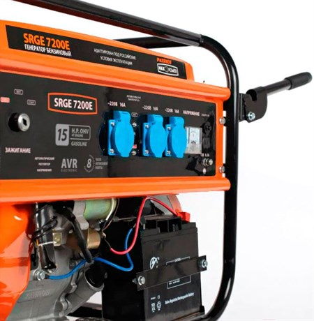 фото: Генератор Patriot Max Power SRGE 7200E
