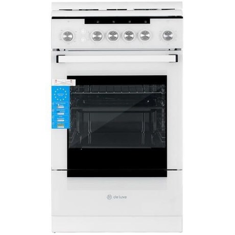 фото: Газовая плита DeLuxe 506040.23г(кр) чр бел.