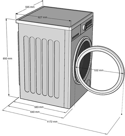 фото: Сушильная машина Korting KD 69IHP10 An