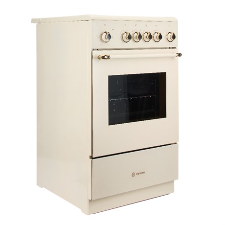 фото: Электрическая плита DeLuxe 506004.23эс-123 топленое молоко