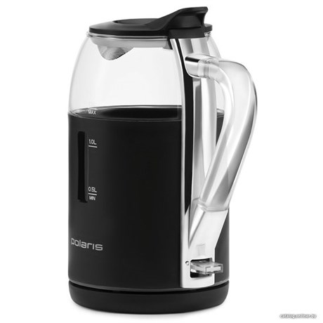 фото: Электрический чайник Polaris PWK 1563CGL Water Way Pro черный