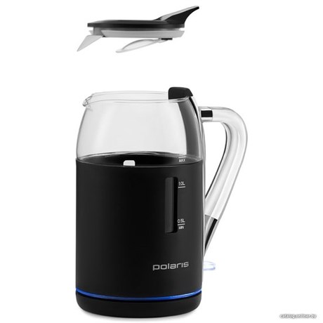 фото: Электрический чайник Polaris PWK 1563CGL Water Way Pro черный