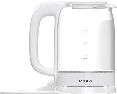 фото: Электрический чайник Maxvi KE1741G white