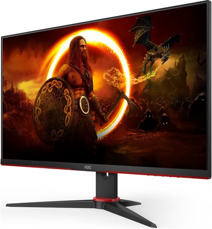 фото: Монитор AOC 24G2SPAE черный/красный