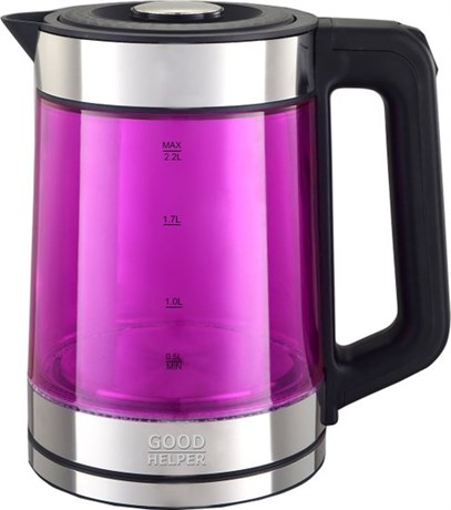 фото: Электрический чайник Goodhelper KPG-2201 Pink