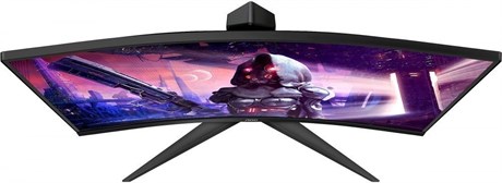 фото: Монитор AOC C24G2AE черный/красный