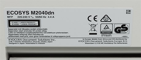 фото: МФУ Kyocera M2040DN A4 Duplex белый/серый