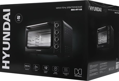 фото: Минипечь Hyundai MIO-HY105 черный