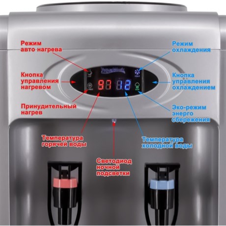 фото: Кулер для воды Aqua Work 0.7TDR-ST серебро