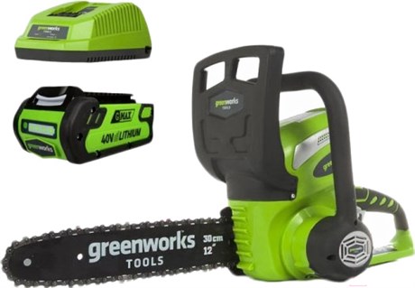 фото: Электрическая пила Greenworks G40CS30K2