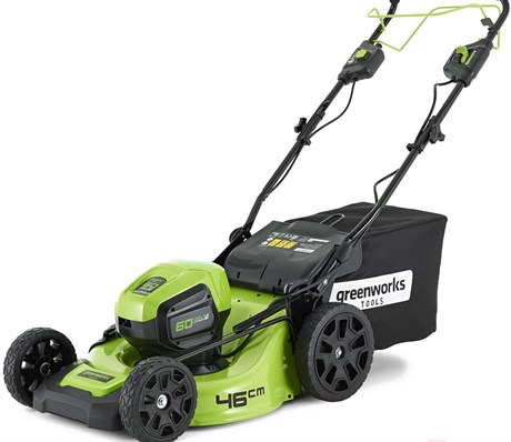 фото: Газонокосилка Greenworks GD60LM46SP