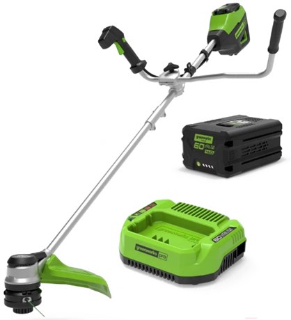 фото: Триммер Greenworks GD60BCB