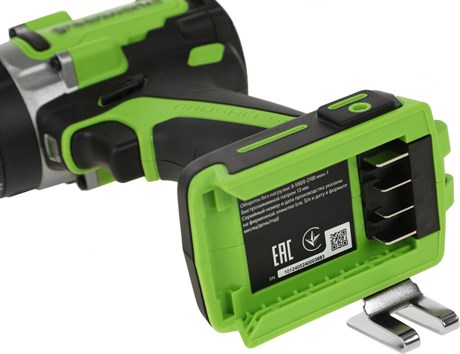фото: Дрель-шуруповерт Greenworks GD24DD140