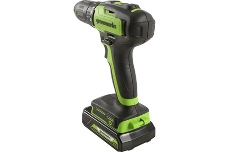 фото: Дрель-шуруповерт Greenworks GD24DD35K2