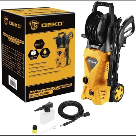 фото: Мойка высокого давления Deko DKCW155 PRO 083-2026