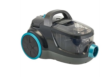 фото: Пылесос Delta LUX DL-0836 черный с бирюзовым