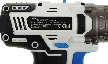 фото: Дрель-шуруповерт Deko GCD12DU3 Snow White SET1