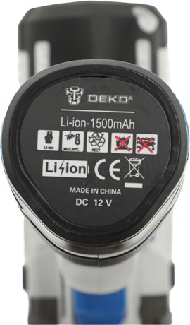 фото: Дрель-шуруповерт Deko GCD12DU3 Snow White SET1