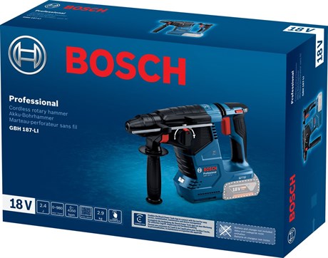фото: Перфоратор Bosch GBH 187-LI