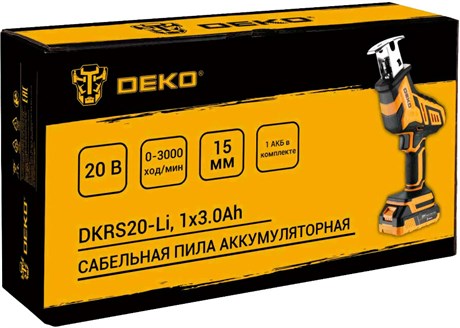 фото: Сабельная пила Deko DKRS20-Li 083-1059