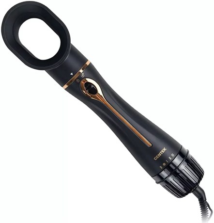 фото: Фен-щетка Centek CT-2063 золото/черный