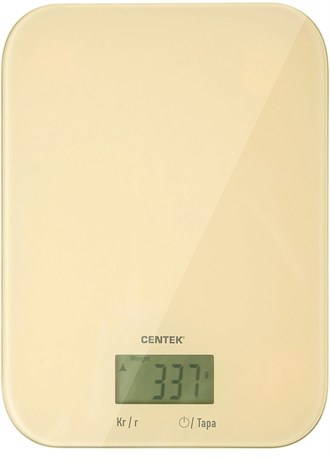 фото: Весы кухонные Centek CT-2481 LCD Beige