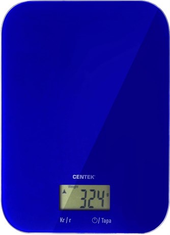 фото: Весы кухонные Centek CT-2481 LCD Blue