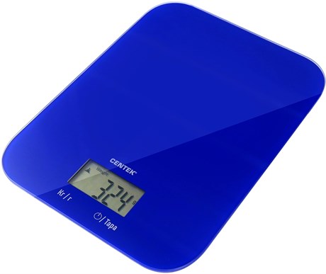 фото: Весы кухонные Centek CT-2481 LCD Blue