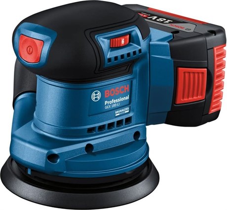 фото: Шлифовальная машина Bosch GEX 185-Li