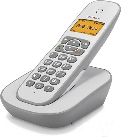 фото: Телефон Texet DECT TX-D4505A белый/серый