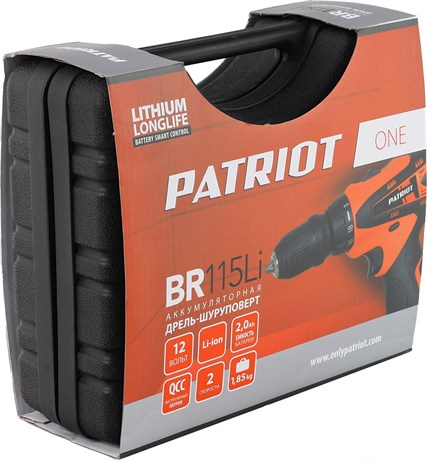фото: Дрель-шуруповерт Patriot BR 115Li