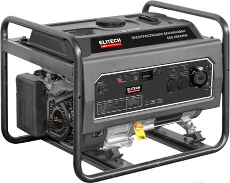 фото: Генератор Elitech GES 6500RW