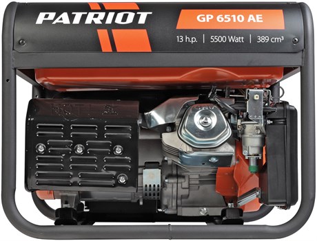фото: Генератор Patriot GP 6510AE