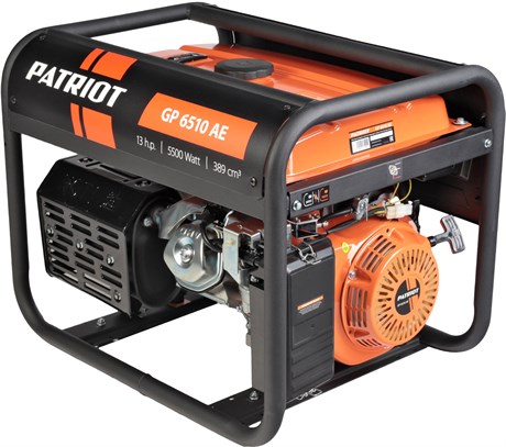 фото: Генератор Patriot GP 6510AE