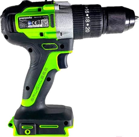 фото: Дрель-шуруповерт Greenworks GD24DD60