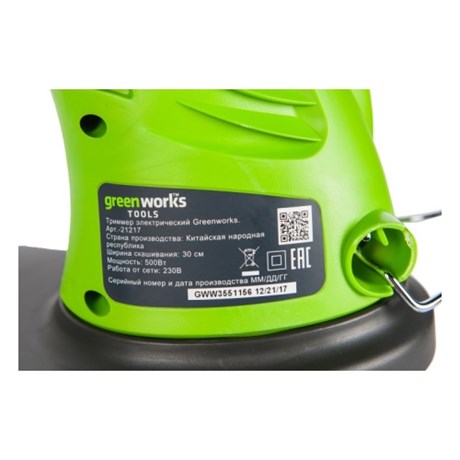 фото: Триммер Greenworks GST5033 Basic