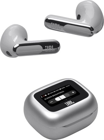 фото: Наушники JBL Live Flex 3 серебро