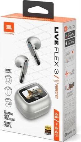 фото: Наушники JBL Live Flex 3 серебро