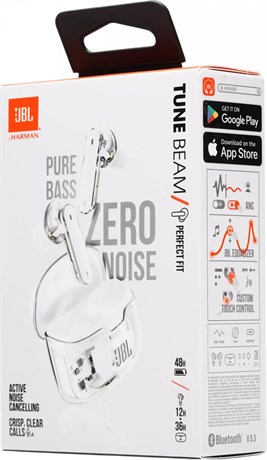 фото: Наушники JBL Tune Beam Ghost белый