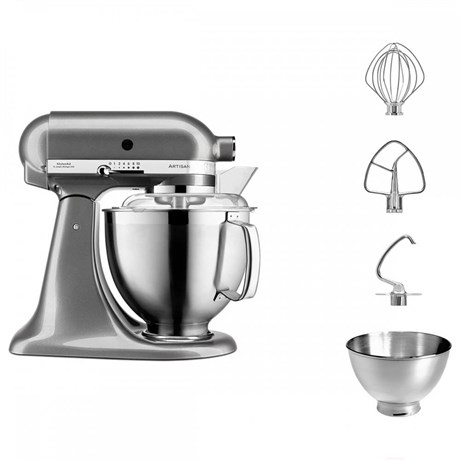 фото: Миксер KitchenAid 5KSM185PSEMS серебряный