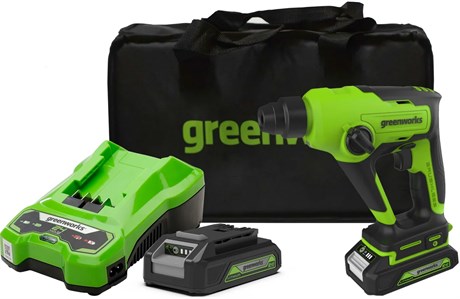 фото: Перфоратор Greenworks GD24SDS1K2