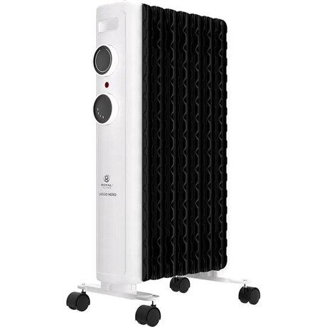 фото: Масляный радиатор Royal Clima Laggio Nero ROR-LN7-1500M 1500Вт белый/серый