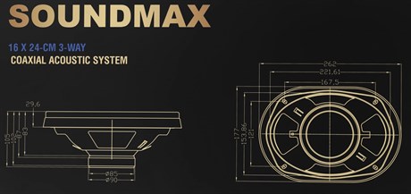 фото: Автоакустика SoundMAX SM-CSE693