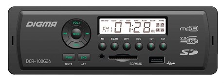 фото: Автомагнитола Digma DCR-100G24