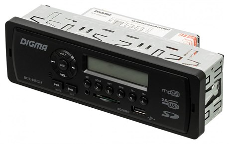 фото: Автомагнитола Digma DCR-100G24